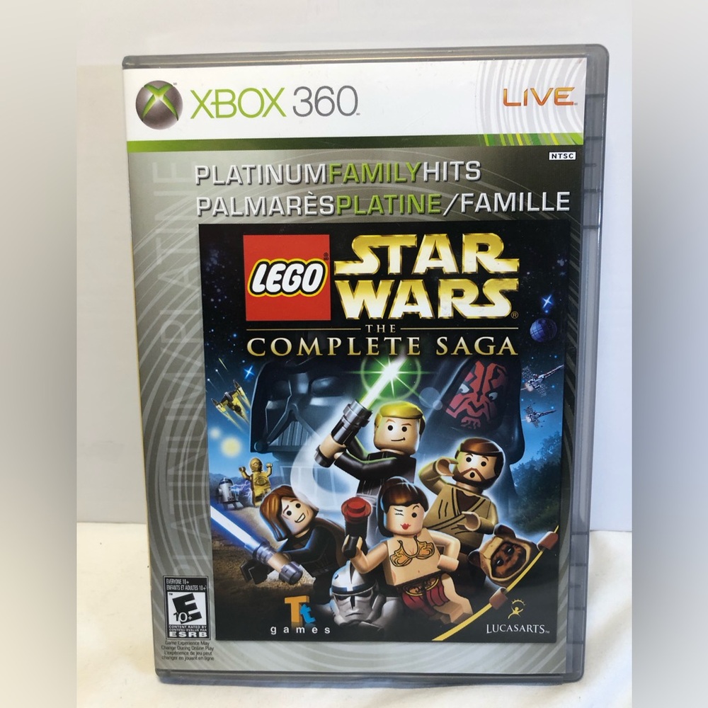 LEGO Star Wars - The Complete Saga (Microsoft Xbox 360, 2007) w/ Manual Included